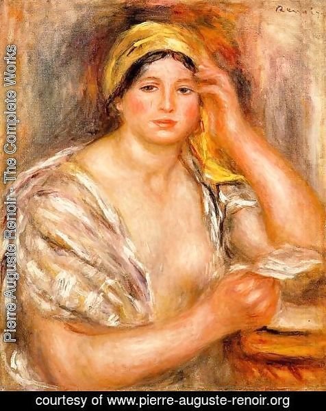 Pierre Auguste Renoir - Woman With A Yellow Turban