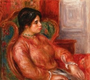 Pierre Auguste Renoir - Woman With Green Chair