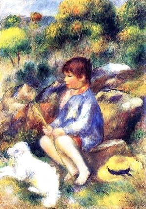 Pierre Auguste Renoir - Young Boy At The Stream