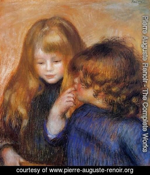 Pierre Auguste Renoir - Young Gypsy Girls