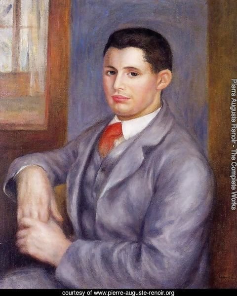 Young Man In A Red Tie