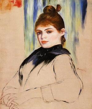 Pierre Auguste Renoir - Young Woman With A Bun In Her Hair