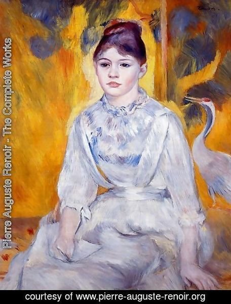 Pierre Auguste Renoir - Young Woman With Crane