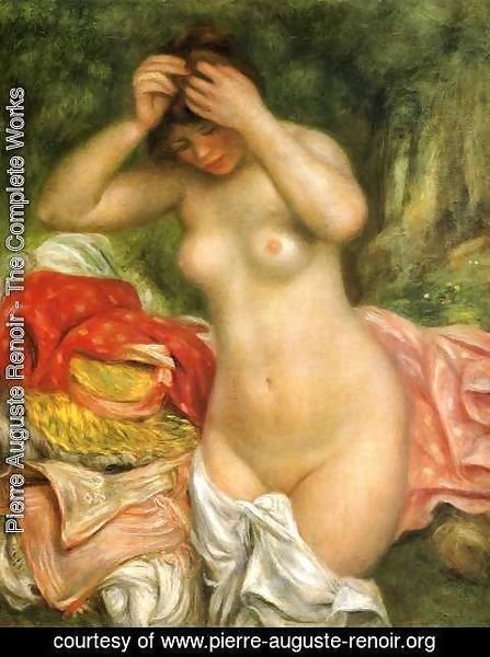 Pierre Auguste Renoir - Bather Arranging Her Hair
