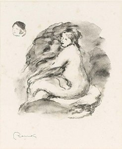 Study Of A Seated Nude