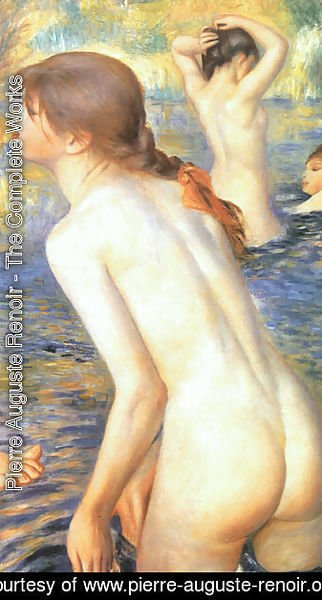 Pierre Auguste Renoir - The Large Bathers (detail)