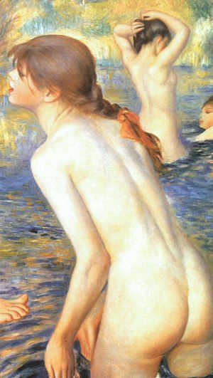 Pierre Auguste Renoir - The Large Bathers (detail)