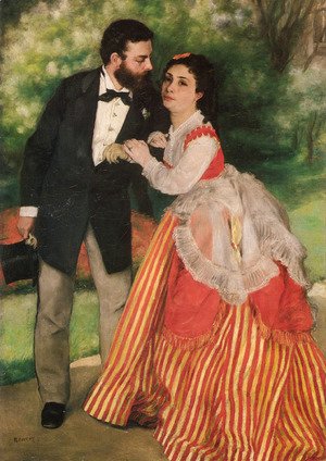 Pierre Auguste Renoir - Portrait of Alfred and Marie Sisley