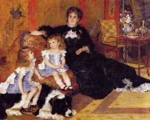 Madame Georges Charpentier and her Children, Georgette and Paul