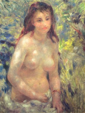 Pierre Auguste Renoir - Study: Torso, Sunlight Effect