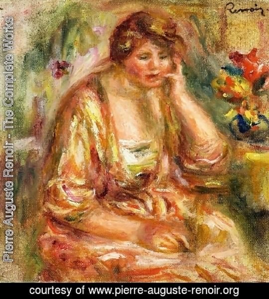 Pierre Auguste Renoir - Andree in a Pink Dress