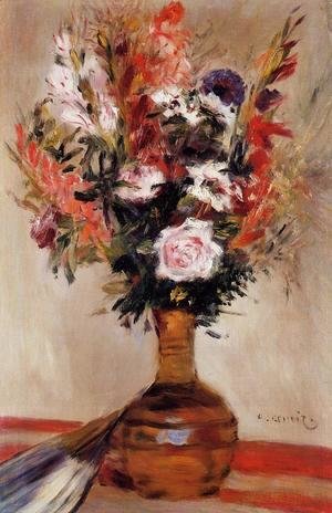 Pierre Auguste Renoir - Roses in a Vase 2