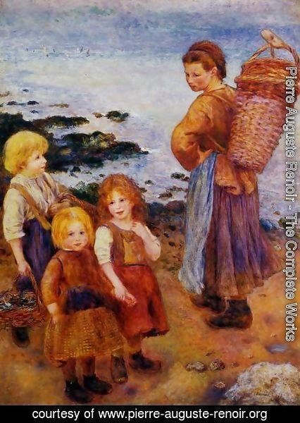 Pierre Auguste Renoir - Mussel Fishers at Berneval 2