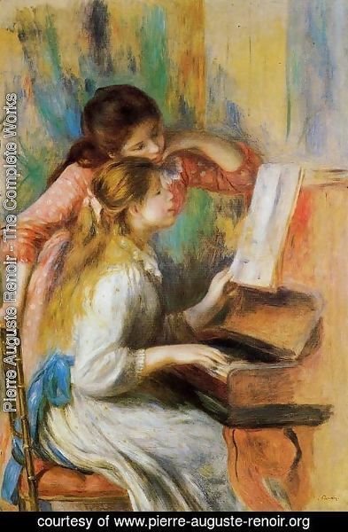 Pierre Auguste Renoir - Girls at the Piano I