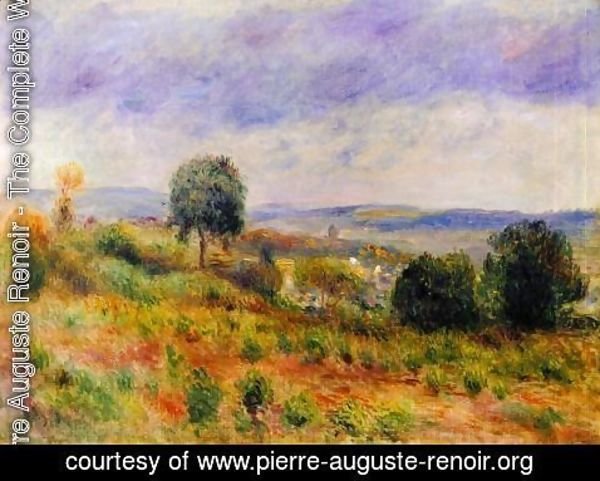 Pierre Auguste Renoir - Landscape: Auvers-sur-Oise