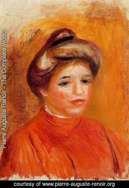 Pierre Auguste Renoir - Woman's Head III