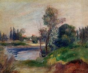 Pierre Auguste Renoir - Banks of the River I