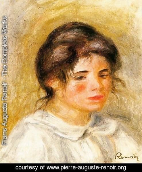 Pierre Auguste Renoir - Portrait of Gabrielle I