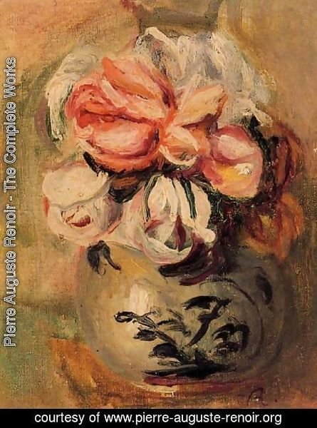 Pierre Auguste Renoir - Vase of Flowers III