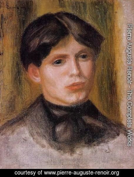 Pierre Auguste Renoir - Woman's Head VI