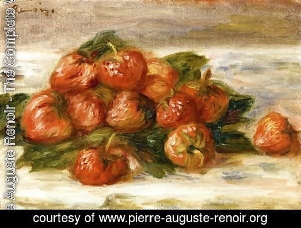 Pierre Auguste Renoir - Still Life with Strawberries II