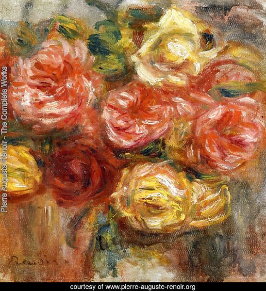 Bouquet of Roses in a Vase