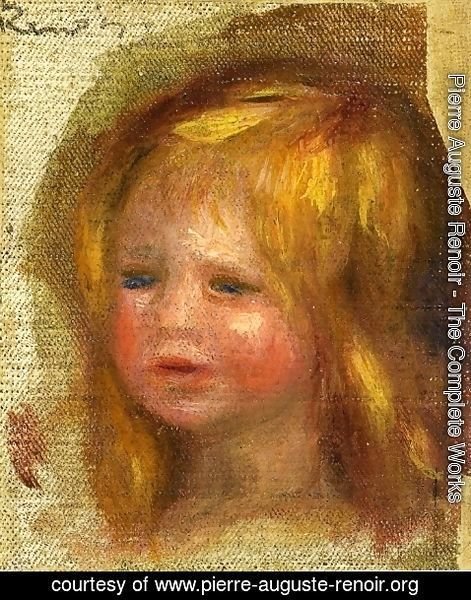 Pierre Auguste Renoir - Coco's Head