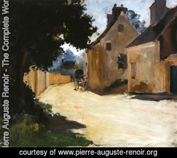 Pierre Auguste Renoir - Village Street, Louveciennes