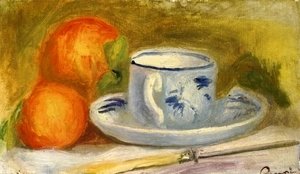 Pierre Auguste Renoir - Cup and Oranges