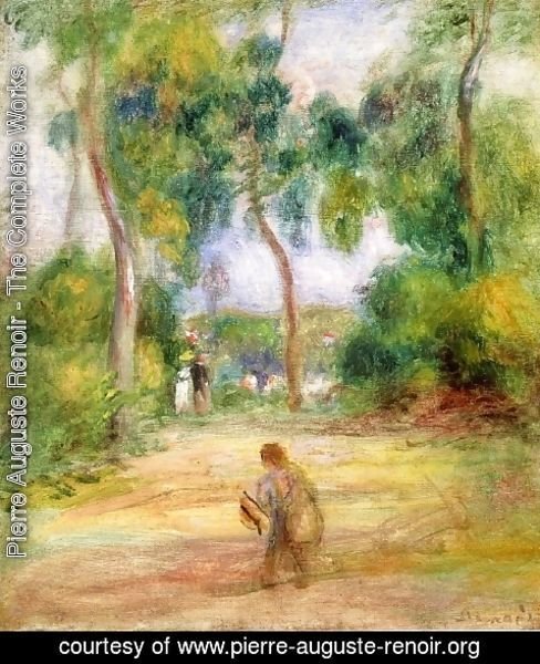 Pierre Auguste Renoir - Landscape with Figures