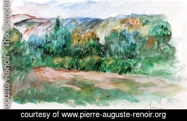 Pierre Auguste Renoir - Essoyes Landscape I