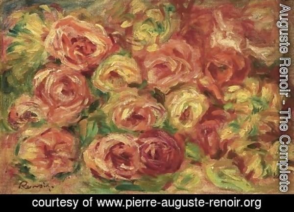 Pierre Auguste Renoir - Brassee de Roses