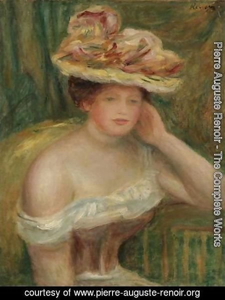 Pierre Auguste Renoir - Femme en corset