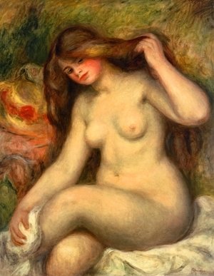 Pierre Auguste Renoir - Bather with Blonde Hair