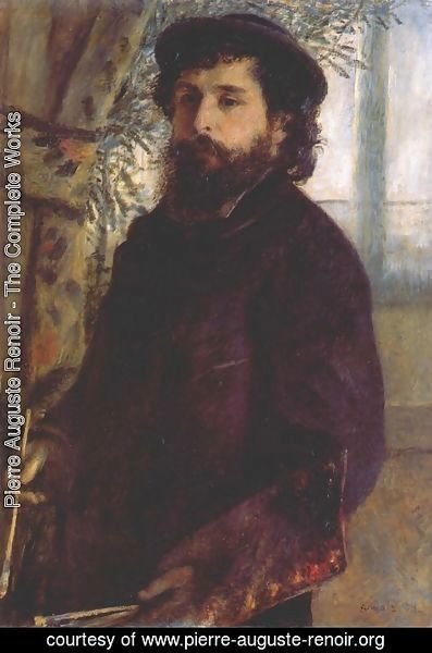 Pierre Auguste Renoir - Portrait of Claude Monet