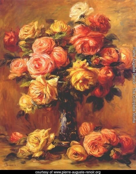 Roses in a Vase 3