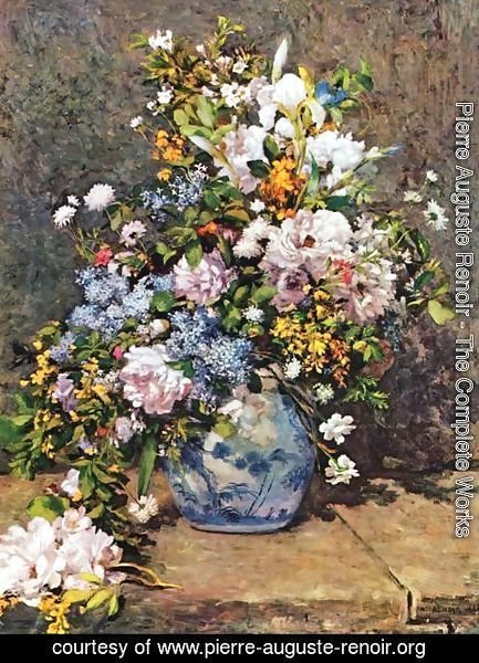 Pierre Auguste Renoir - Bouquet of Spring Flowers
