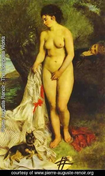 Pierre Auguste Renoir - Bather (La Baigneuse au griffon)
