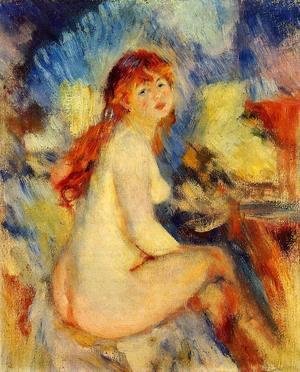 Pierre Auguste Renoir - Bust of a Nude Female