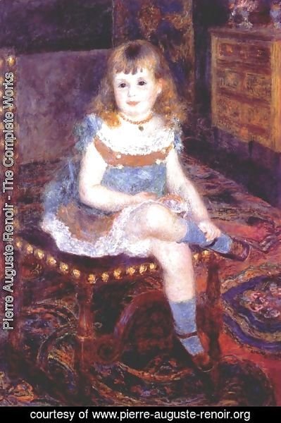 Pierre Auguste Renoir - Georgette Charpentier Seated