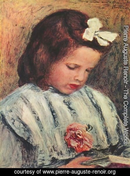 Pierre Auguste Renoir - Girl Reading 2