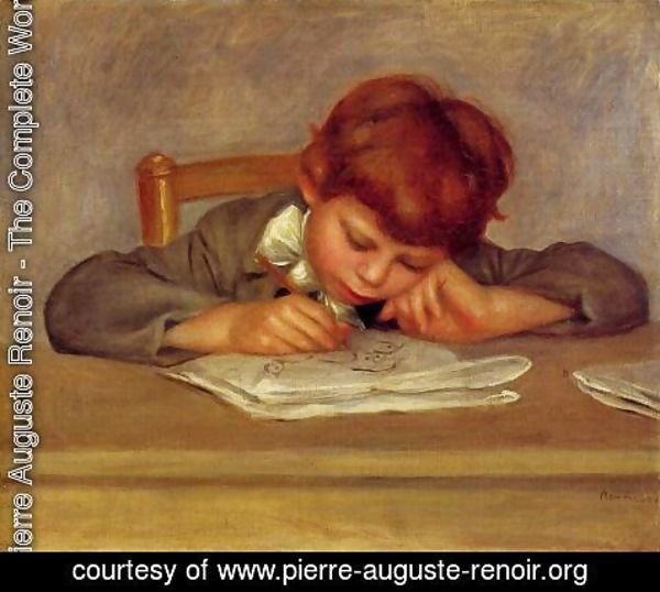 Pierre Auguste Renoir - Jean Renoir Reading