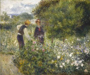 Pierre Auguste Renoir - La Cueillette des fleurs