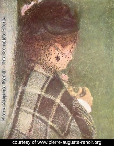 Pierre Auguste Renoir - Lady with veil