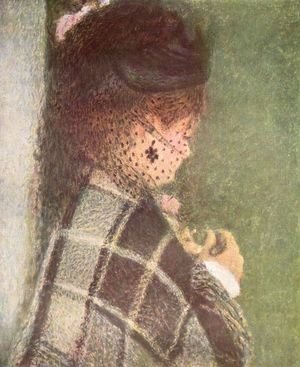 Pierre Auguste Renoir - Lady with veil
