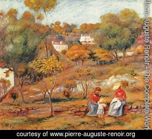 Pierre Auguste Renoir - Landscape at Cagnes (2)
