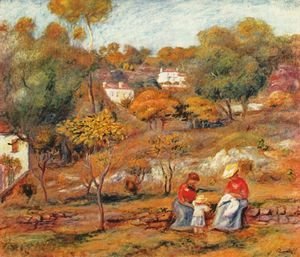 Pierre Auguste Renoir - Landscape at Cagnes (2)