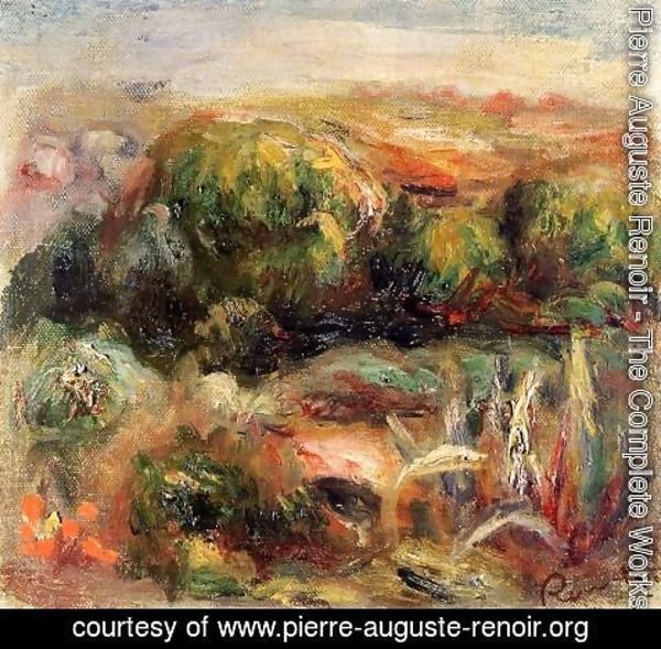 Pierre Auguste Renoir - Landscape near Cagnes 01