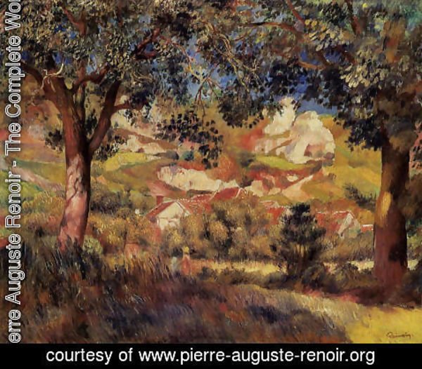Pierre Auguste Renoir - Lanscape in La Roche-Guyon 2