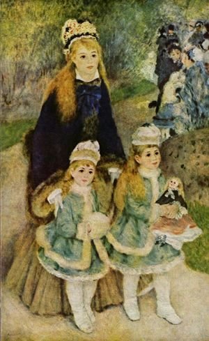 Pierre Auguste Renoir - Madame Georges Charpentier and Her Children at park